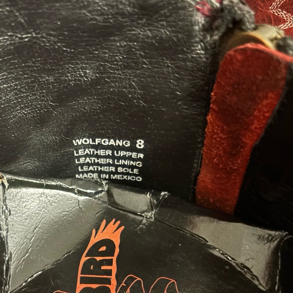 Freebird Red Embroidered Heeled Wolfgang Boots - Picture 5 of 7